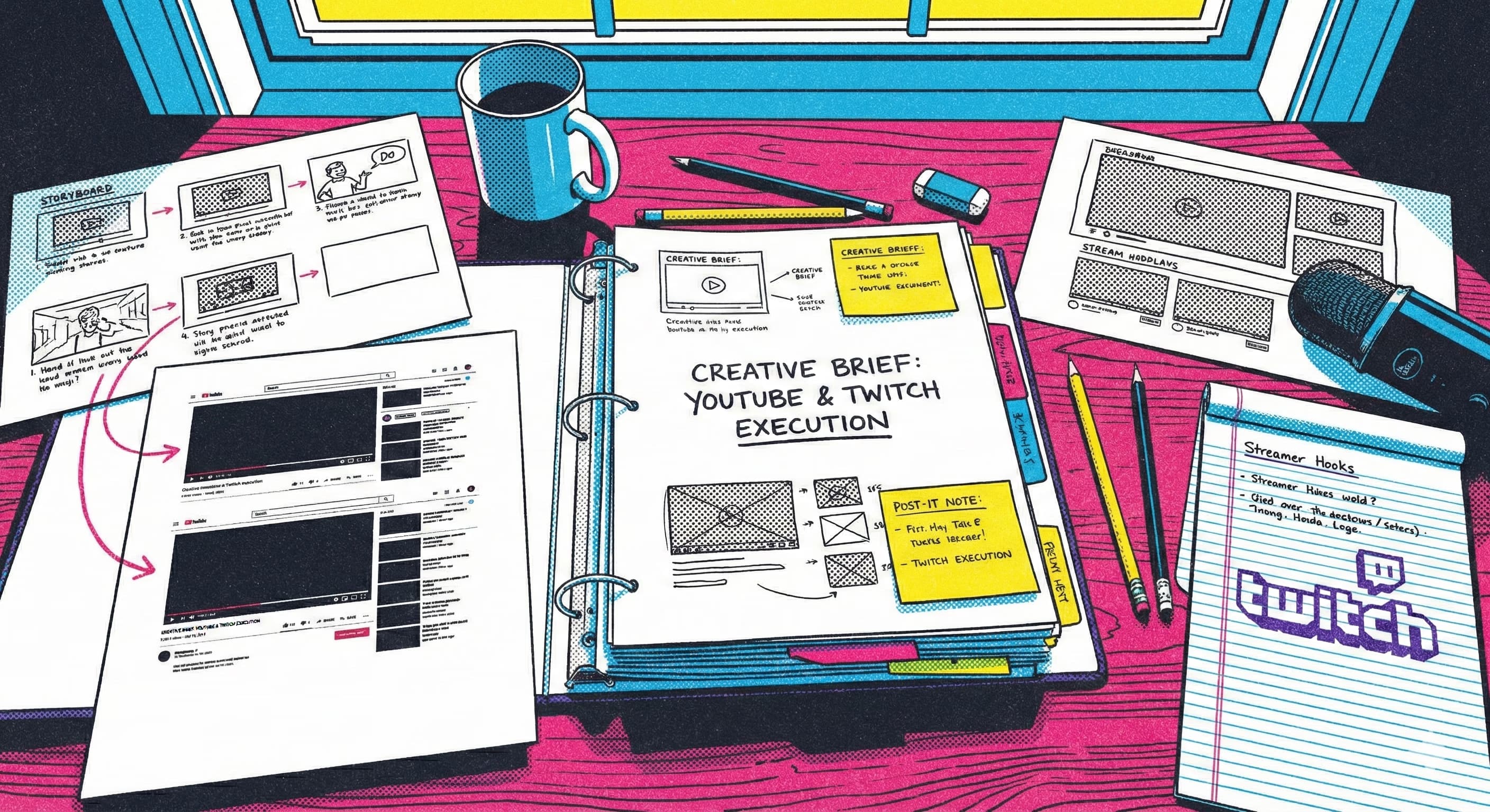 Created a brief for YouTube and Twitch